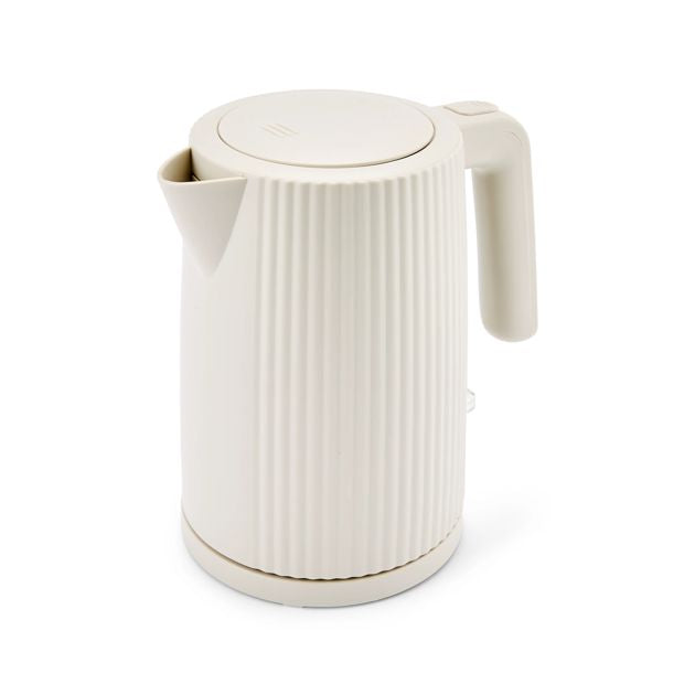 1.7L Linear Kettle, Off White - Anko