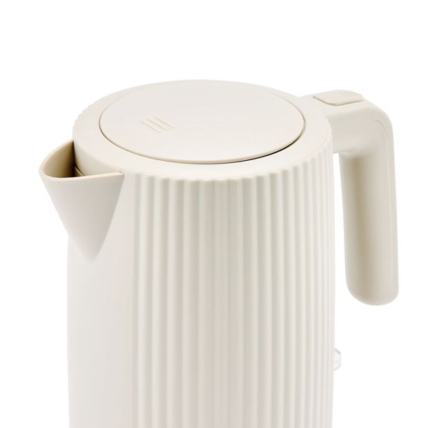 1.7L Linear Kettle, Off White - Anko