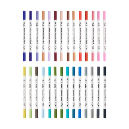 28 Pack Illustration Marker Set - Anko