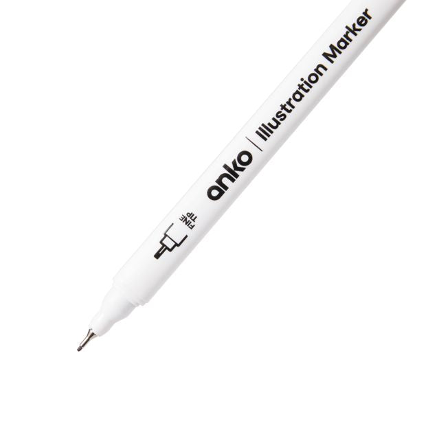 28 Pack Illustration Marker Set - Anko