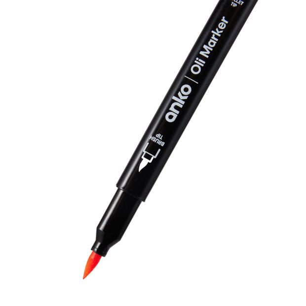 24 Pack Dual-Tip Oil Marker Set - Anko