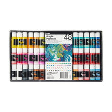 48 Pack Acrylic Paint Set - Anko