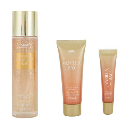 3 Pack Vanilla Bay Gift Set, Sweet Euphoria - OXX Fragrance