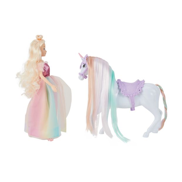 5 Piece Fashion Doll Unicorn Fantasy Set