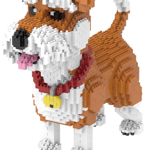 1937 Piece Mini Blocks Animal Series: Jack Russell Terrier