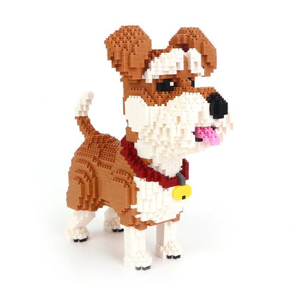 1937 Piece Mini Blocks Animal Series: Jack Russell Terrier
