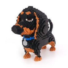 1901 Piece Mini Blocks Animal Series: Dachshund