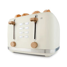 4 Slice Toaster, Off White - Anko