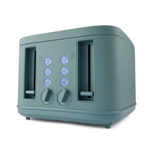 4 Slice Soft Touch Toaster, Dark Green - Anko