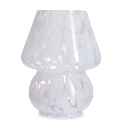 Olivia Glass Portable Rechargeable Lamp - Anko