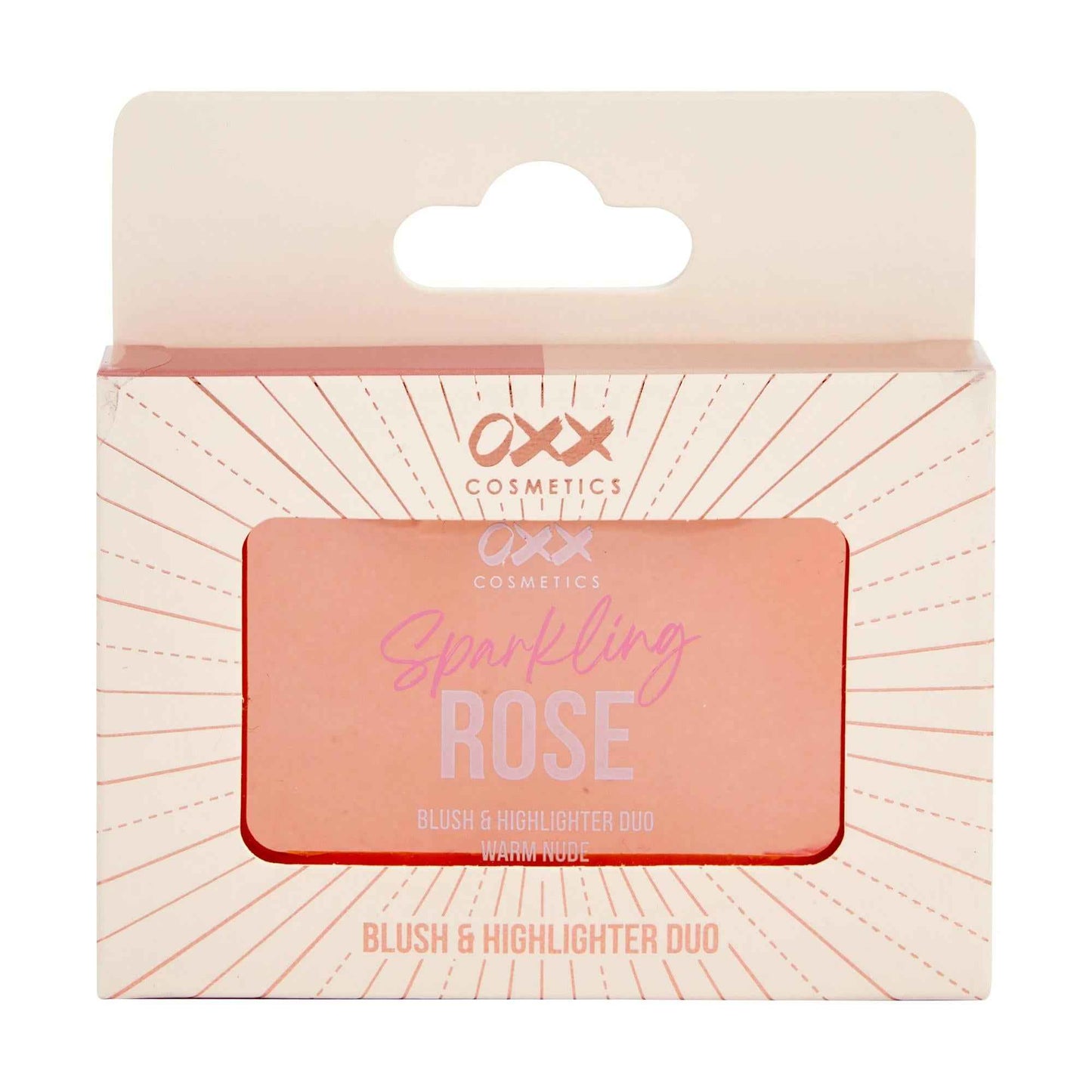 OXX Cosmetics Sparkling Rose Blush and Highlighter Duo - Warm Nude