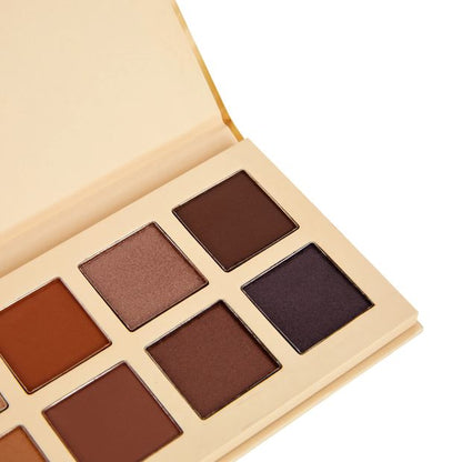 12 Shades Eyeshadow Palette, Latte Love - OXX Cosmetics