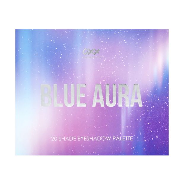 20 Shades Eyeshadow Palette, Blue Aura - OXX Cosmetics