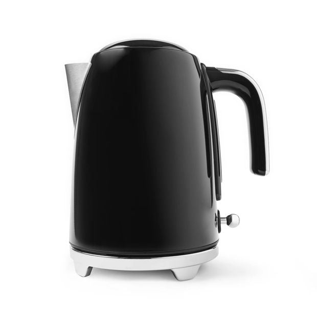 1.7L Stainless Steel Kettle, Black - Anko
