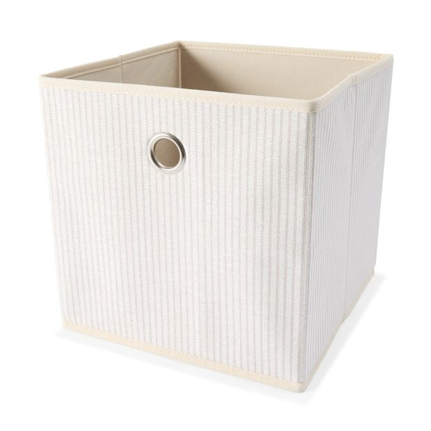 Collapsible Storage Cube, Stripe - Anko