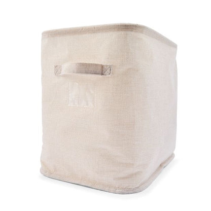 Linen Look Tall Narrow Organiser, Beige - Anko