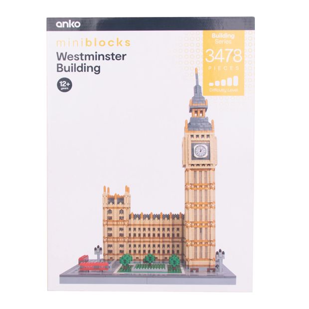 3478 Piece Mini Blocks Building Series: Westminster Building