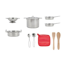 11 Piece Metal Cookware Playset