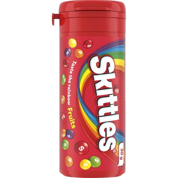Skittles Fruits Chewy Lollies Tube 30g