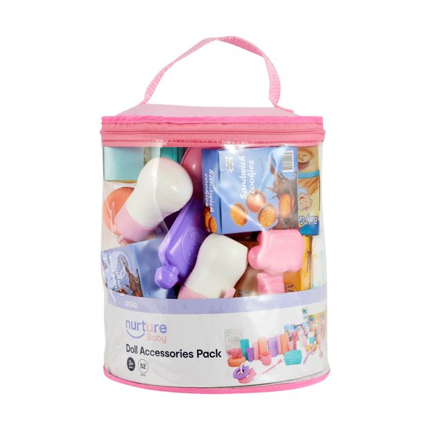 52 Piece Doll Accessories Pack