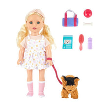 13 Piece Fashion Talking Doll with Puppy Set