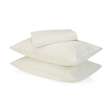 250 Thread Count Stripe Cotton Sheet Set - Queen Bed, Natural