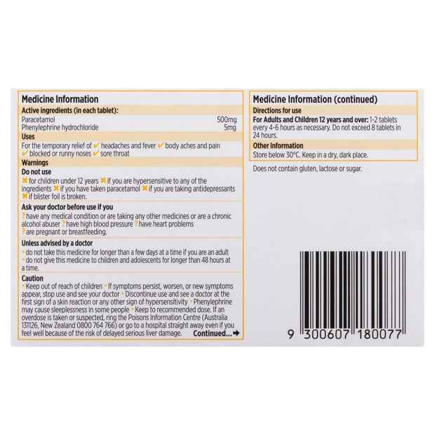 10 Pack Codral Cold & Flu Tablets