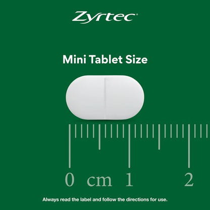 5 Pack Zyrtec Rapid Acting Hayfever Allergy Relief Antihistamine Mini Tablets