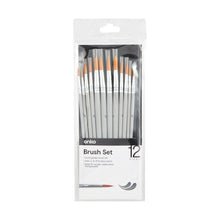 12 Piece Brush Set, Round - Anko