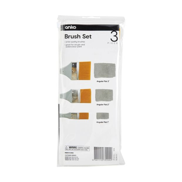 3 Piece Brush Set - Anko