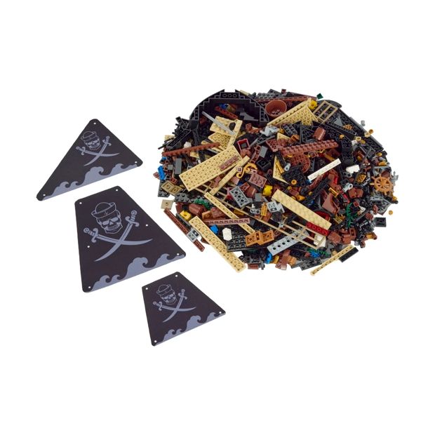 1234 Piece Mini Blocks Vehicle Series: Pirate Ship - Anko
