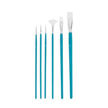 6 Piece Long Handle Brush Set - Anko