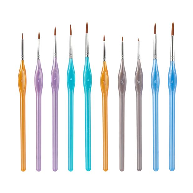 10 Piece Detail Brush Set - Anko