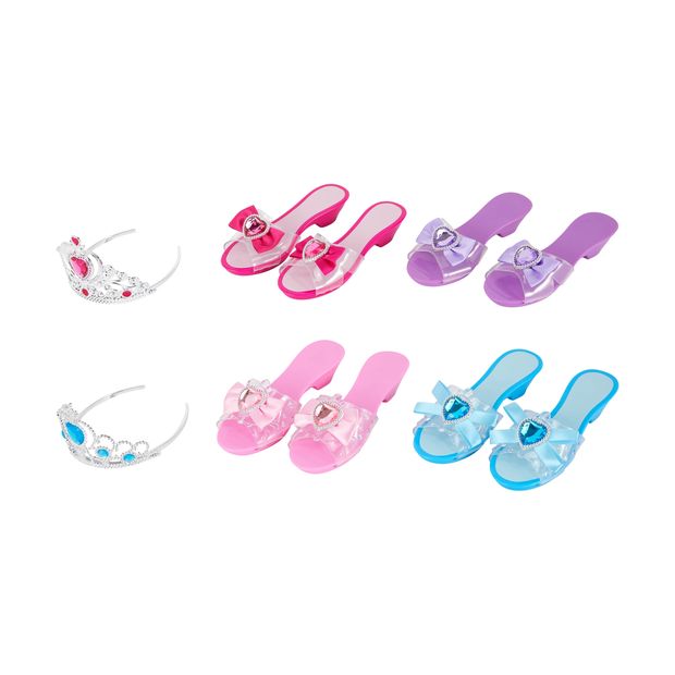 Princess Shoes and Tiara Set - Assorted