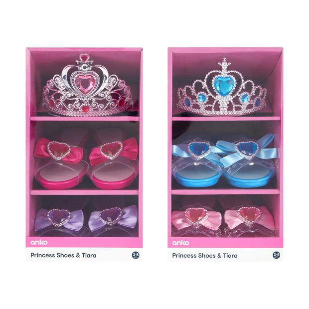 Princess Shoes and Tiara Set - Assorted