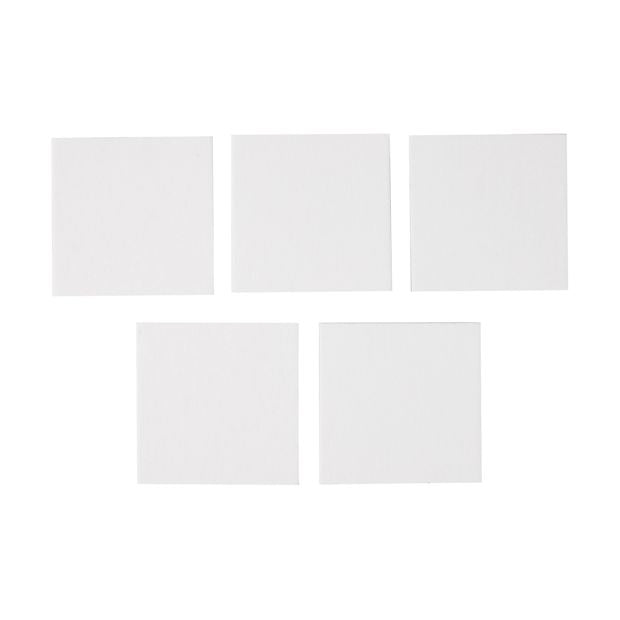 5 Pack Magnetic Canvas Board, Square - Anko