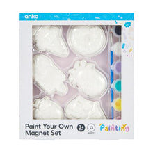 13 Piece Paint Your Own Magnet Set, Sweet - Anko