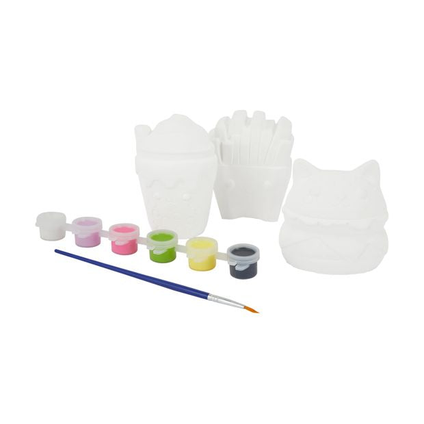 10 Piece Paint Your Own Foodie Characters - Anko