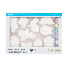 17 Piece Paint Your Own Fairy Garden Set - Anko