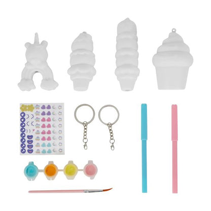 Squishy Keyring and Pen Topper Decoration Kit - Anko