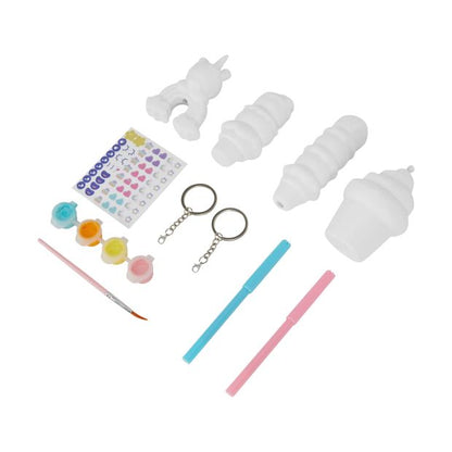 Squishy Keyring and Pen Topper Decoration Kit - Anko