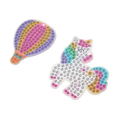 Make Your Own Gen Keychains: Gem by Numbers Keyring Set - Anko