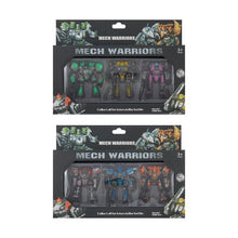 3 Pack Mech Warriors Action Figures - Assorted