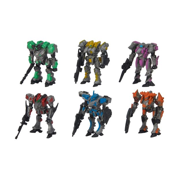 3 Pack Mech Warriors Action Figures - Assorted
