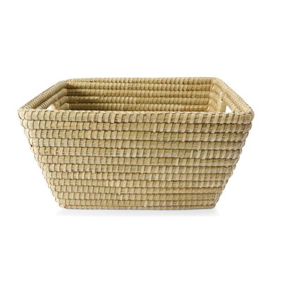 Rectangle Coil Basket, Natural - Anko