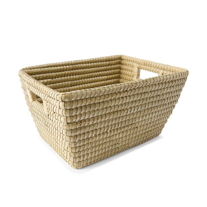 Rectangle Coil Basket, Natural - Anko
