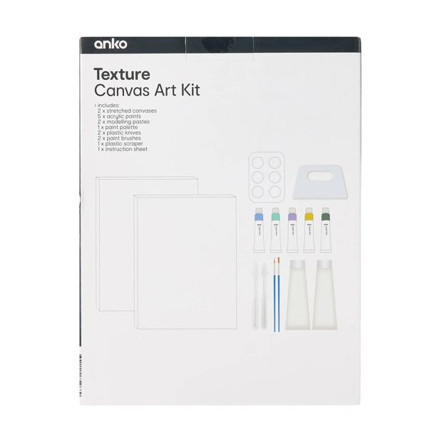 Texture Canvas Art Kit - Anko