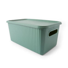 5L Ribbed Container, Green - Anko