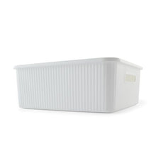 11L Ribbed Container, White - Anko