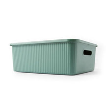11L Ribbed Container, Green - Anko